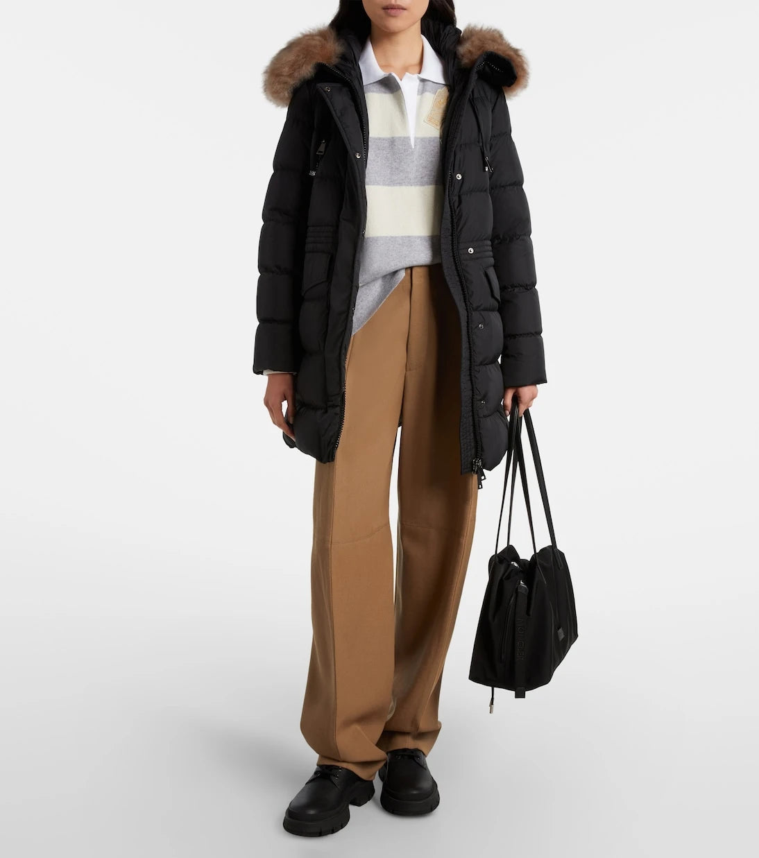 Moncler - Aphroti astarlı kapüşonlu şişme mont