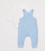 Cotton Bodysuit and Dungarees Set (1-18 Months)
