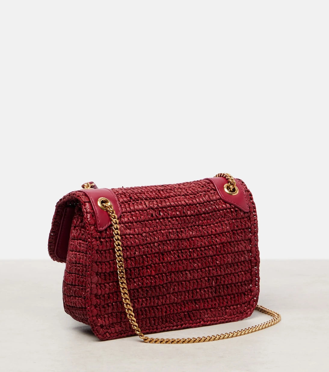 Saint Laurent - Niki Mini rafya omuz çantası