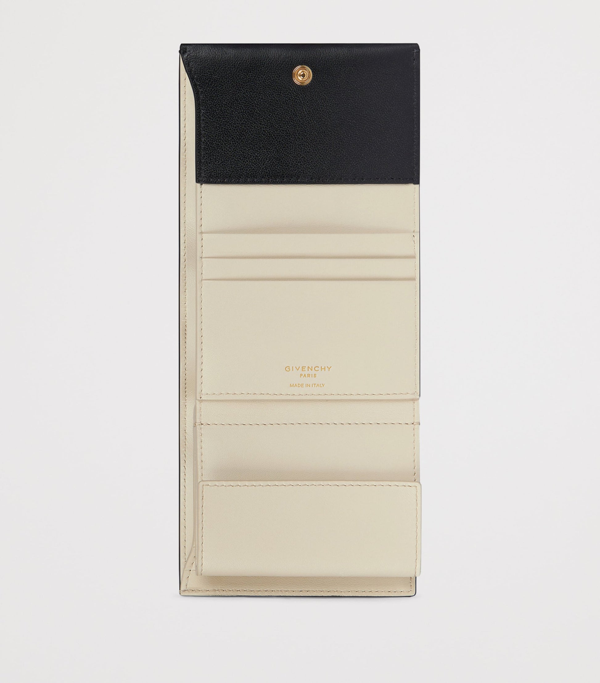 Givenchy Black Leather Mini Day Trifold Wallet