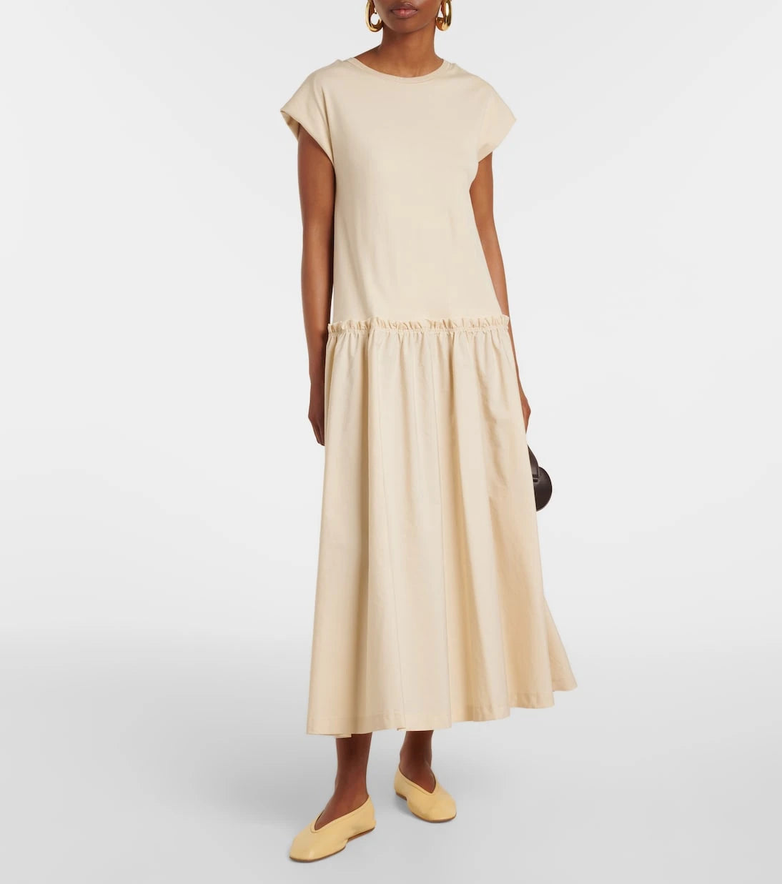 Joseph - Cotton poplin jersey maxi dress