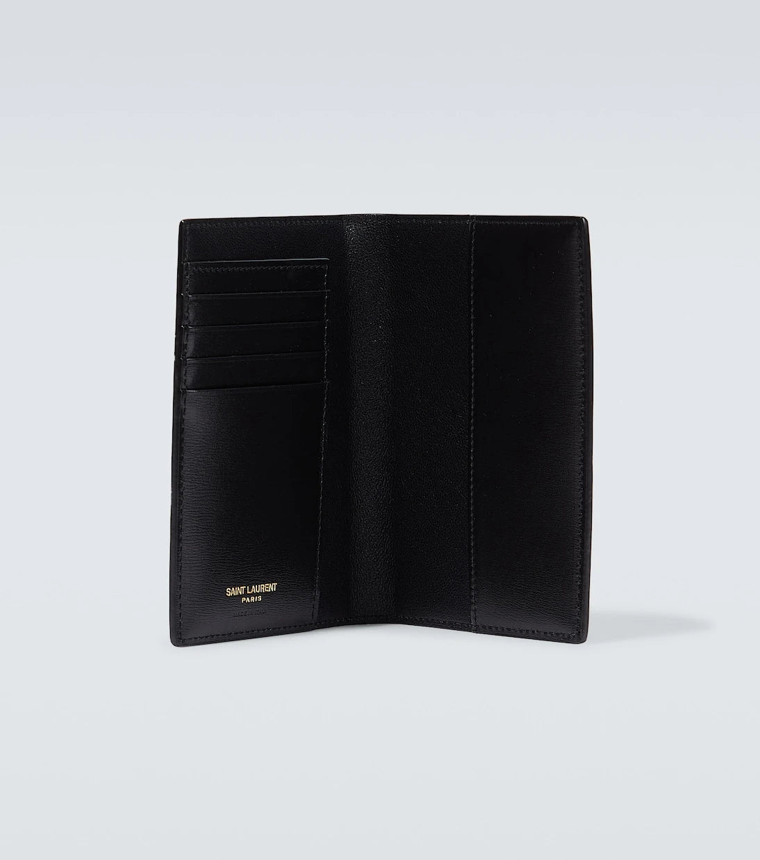 Saint Laurent - Tiny Cassandre leather passport holder