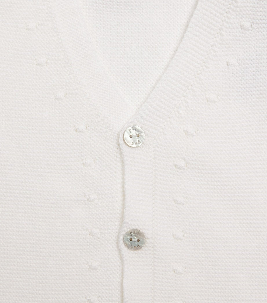 Paz Rodriguez Cotton Cardigan (3 Months-4 Years)