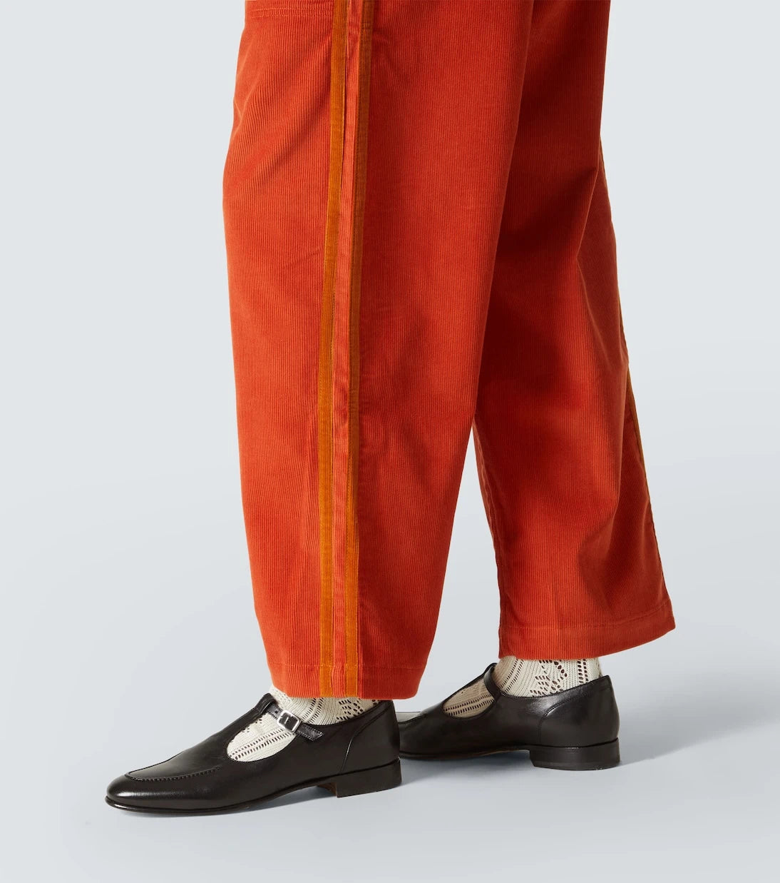 Bode - Cotton corduroy straight pants