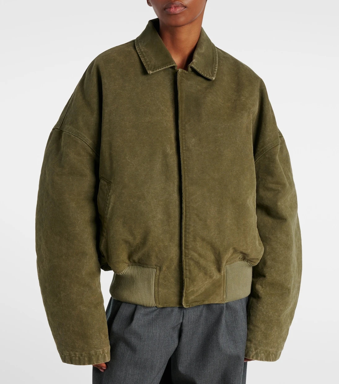 JW Anderson - Oversized cotton bomber jacket