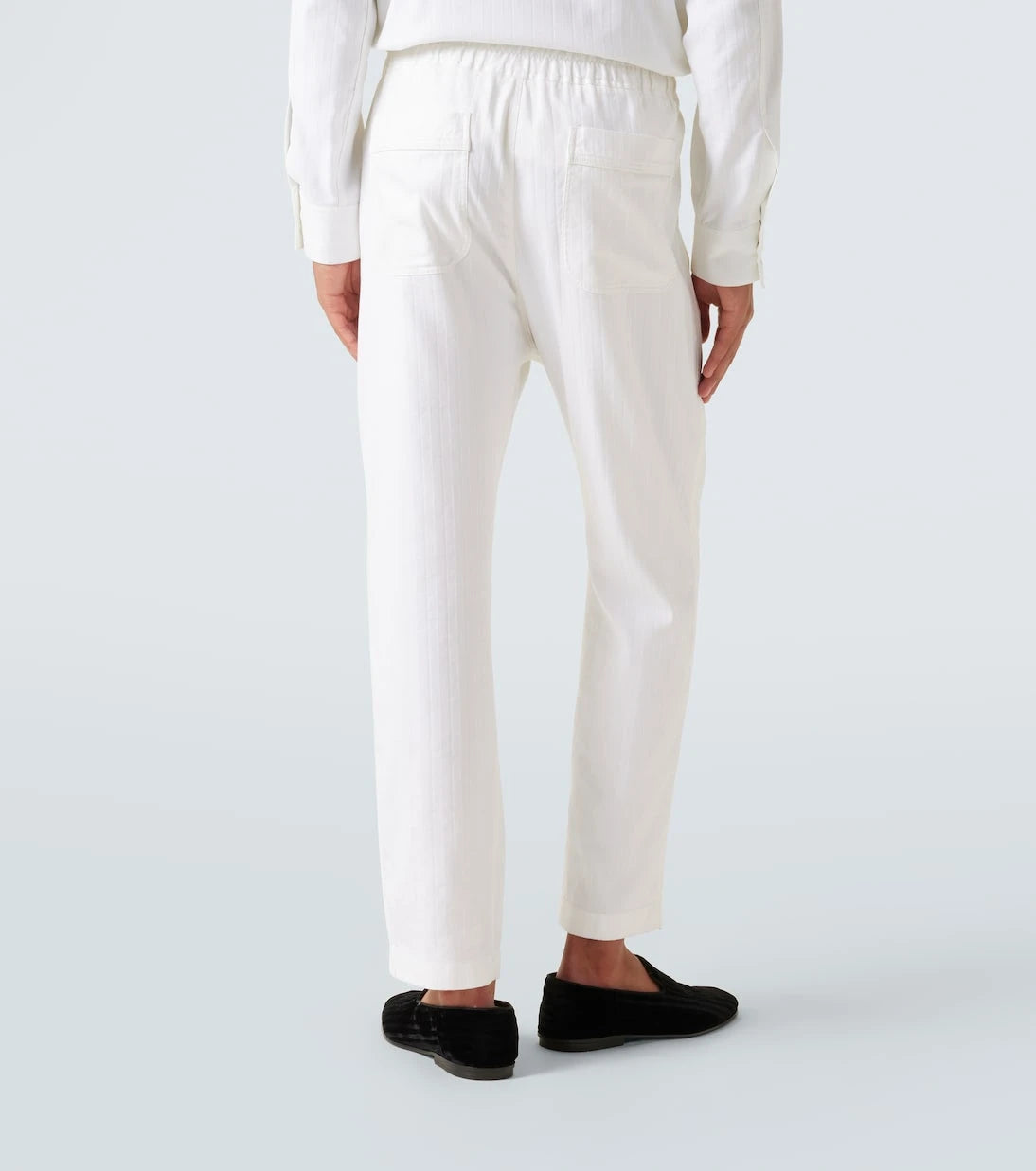 Tom Ford - Cotton and silk straight pants