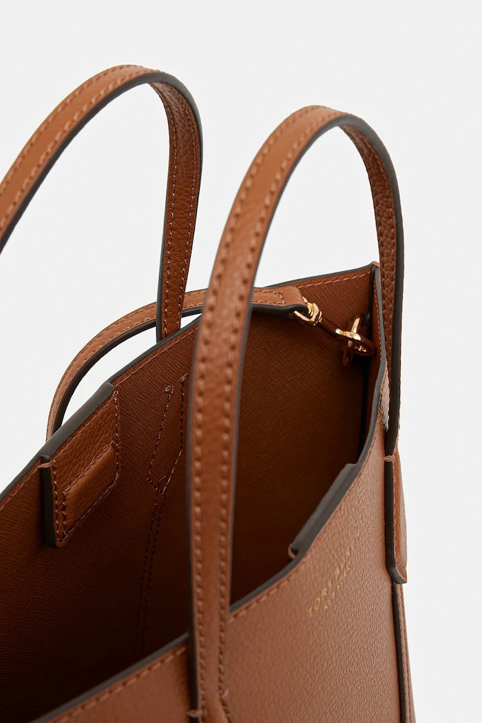 Кожена чанта Tory Burch Perry
