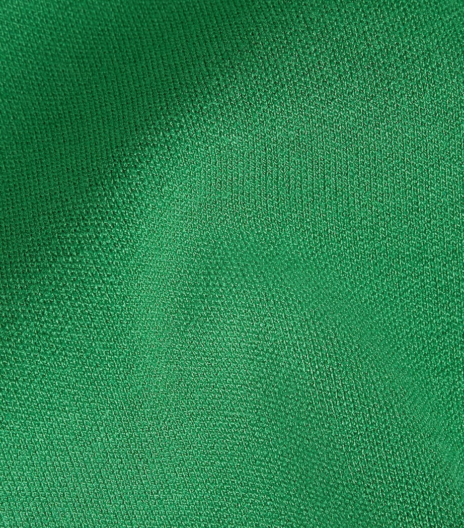 Green Knitted Crop Top