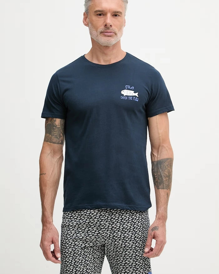 Fila erkek pamuklu iki parçalı pijama