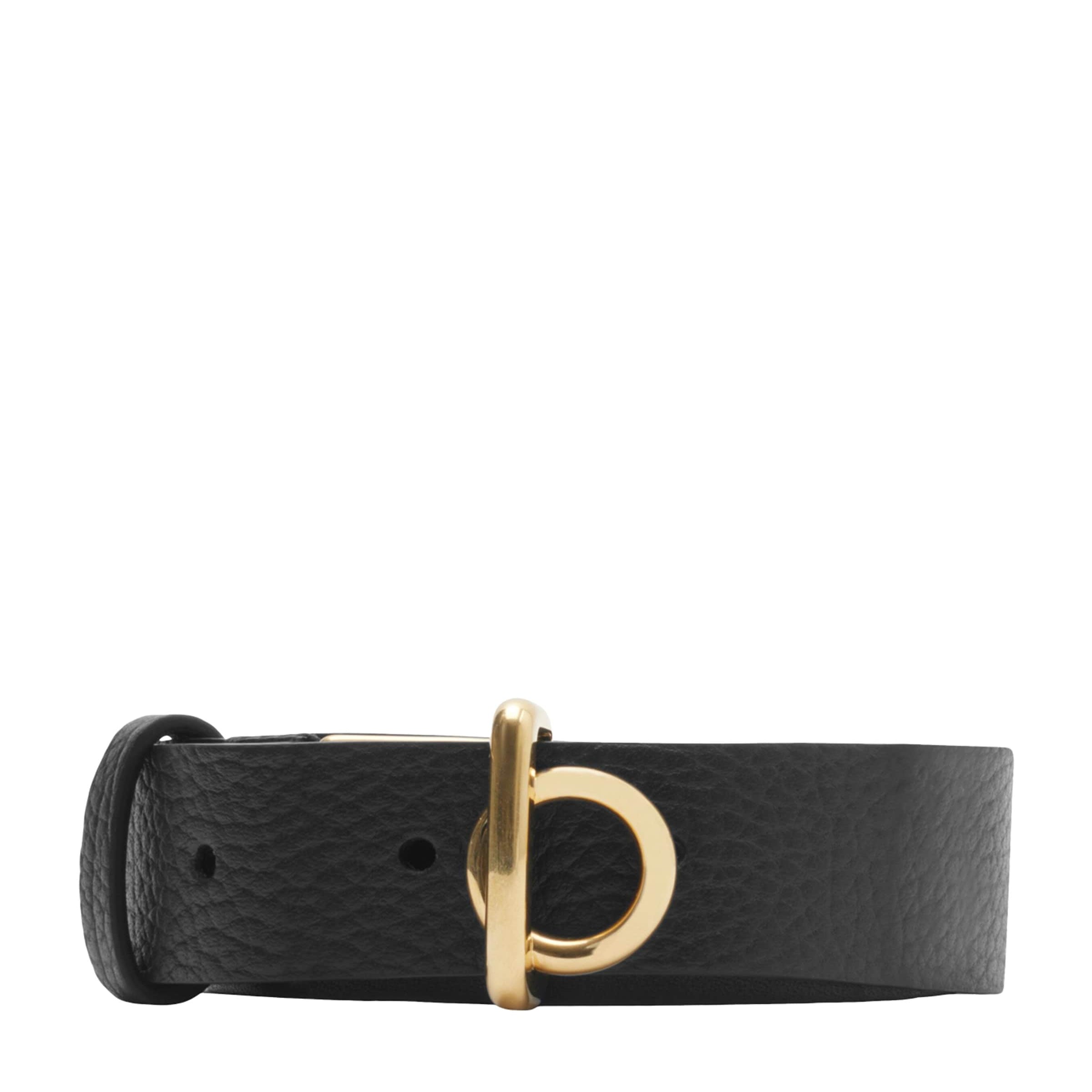 Black Leather Rocking Horse Belt
