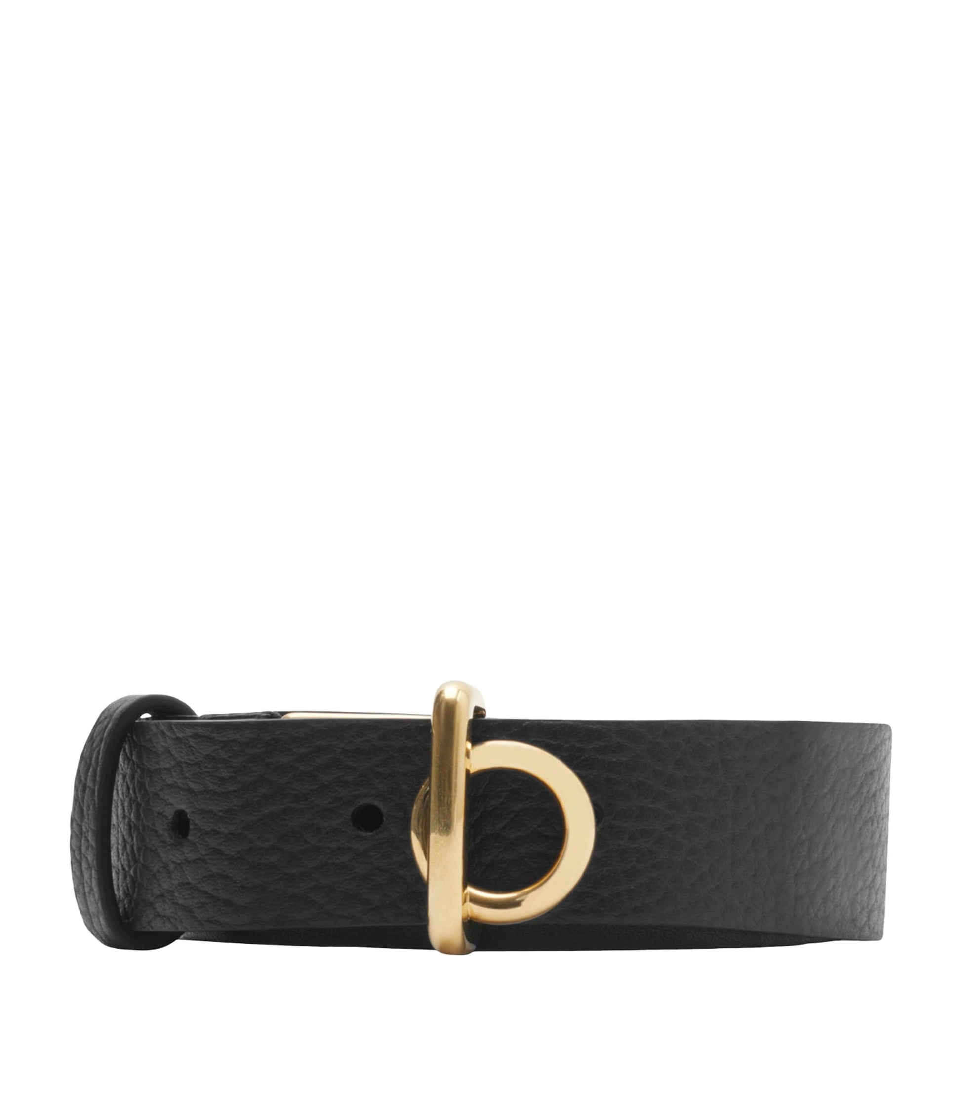 Black Leather Rocking Horse Belt