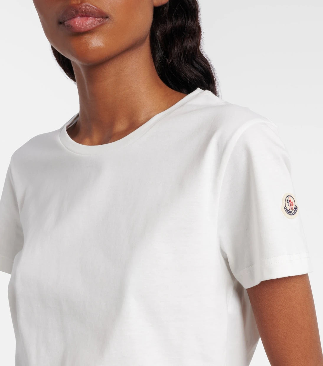 Moncler - Logo cotton jersey T-shirt