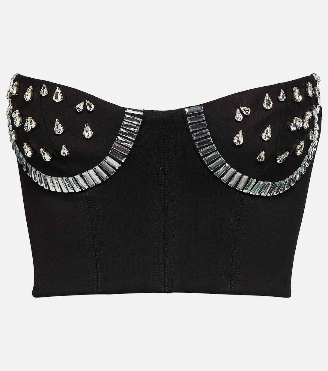 Area - Crystal-embellished bustier