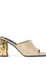 Givenchy Leather Tape Heeled Mules 85