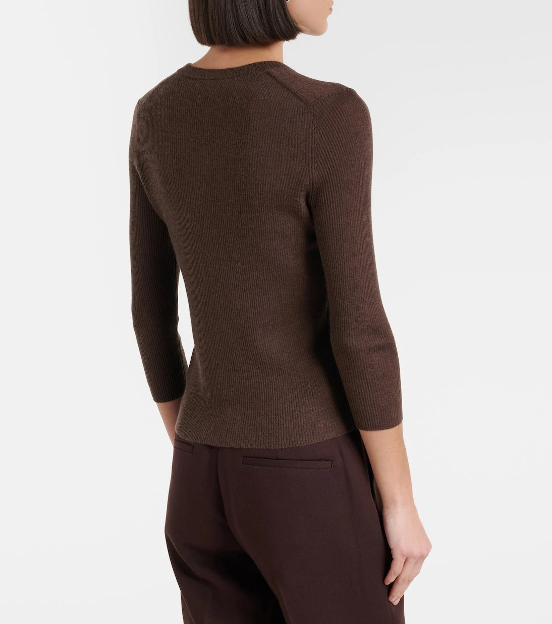 Vince - Ribbed-knit cashmere and silk sweater