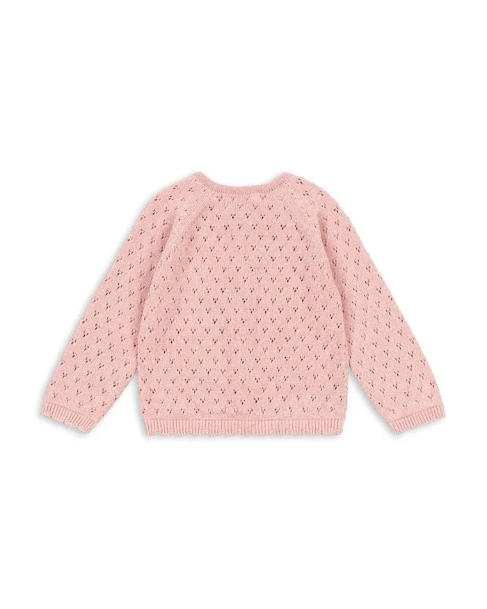 Konges Sløjd HANNAH CARDIGAN Pamuklu Çocuk Yeleği