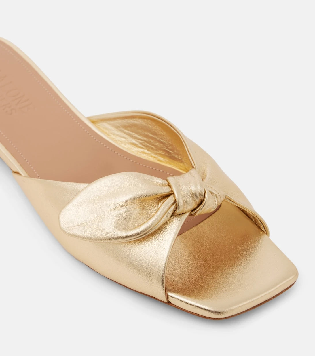 Malone Souliers - Vargas 10 metallic leather mules