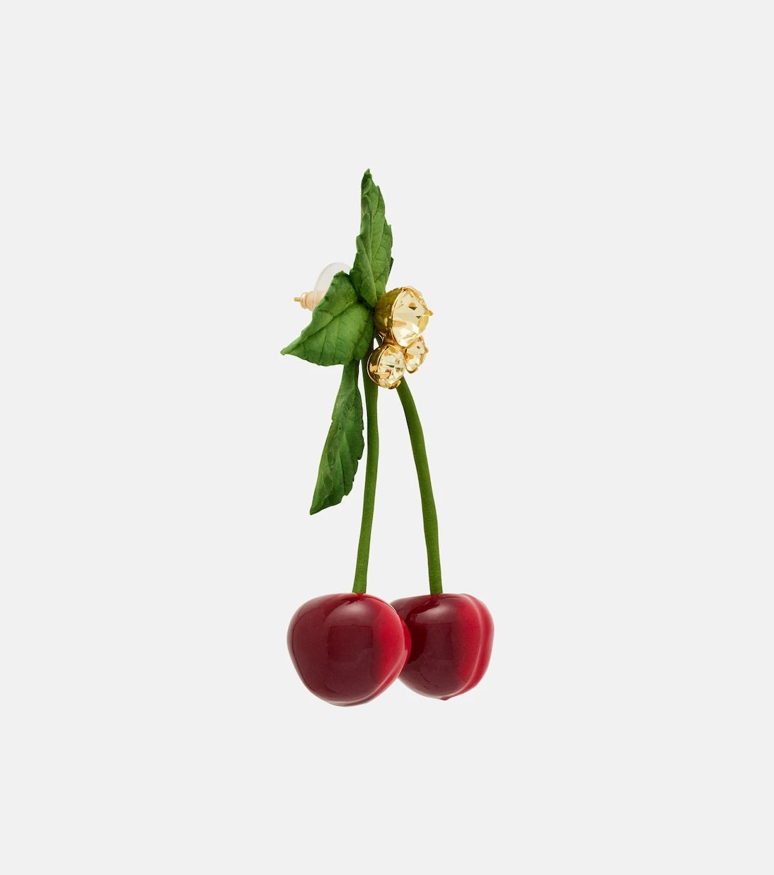 Jennifer Behr - Maraschino embellished drop earrings