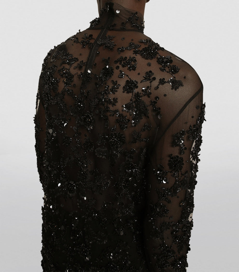 Dolce & Gabbana Embellished Long-Sleeve T-Shirt