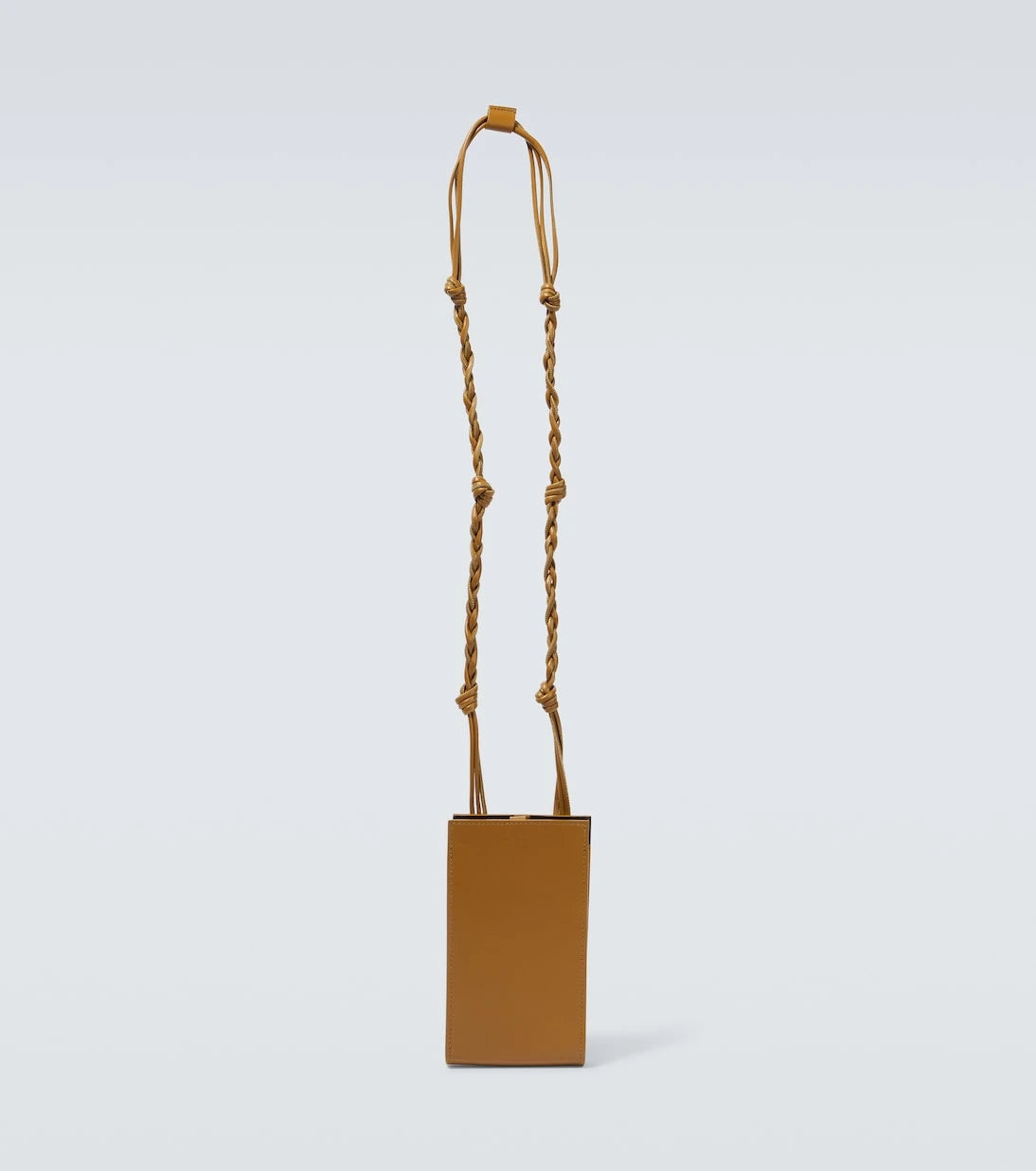 Jil Sander - Embossed leather phone pouch