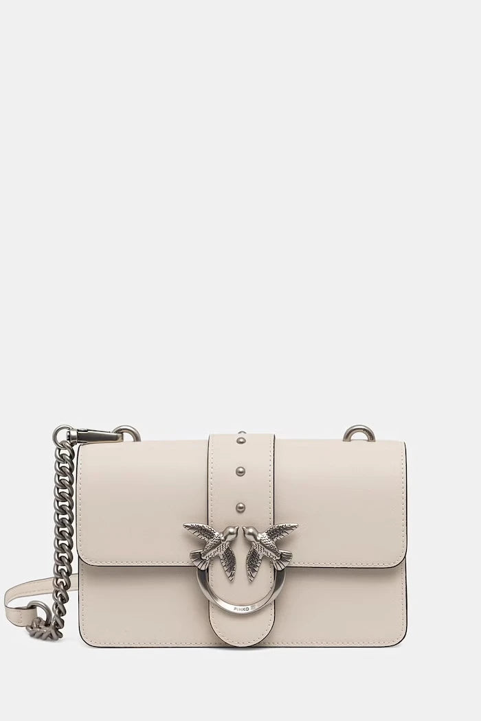 Pinko kadın deri crossbody çanta