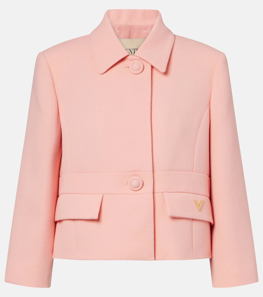 Valentino - جاكيت صوف بكر VGold