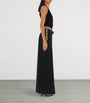 Burberry Black Pleated Maxi Skirt