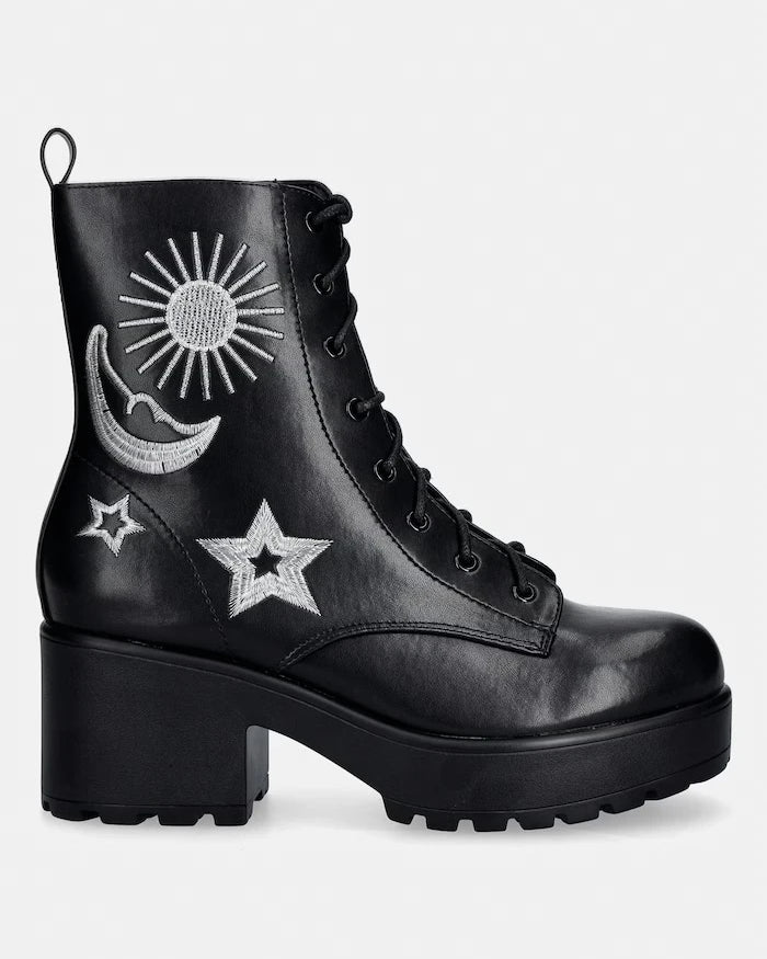 Боти Koi Footwear Astro Silver Star Moon Chunky Boots