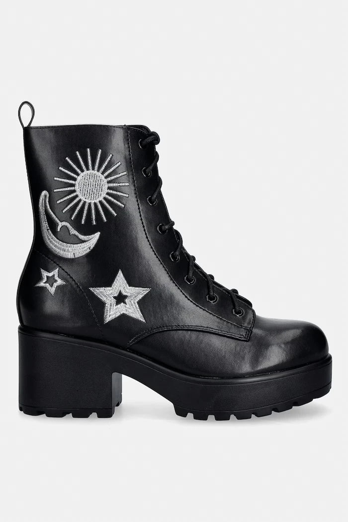 Боти Koi Footwear Astro Silver Star Moon Chunky Boots