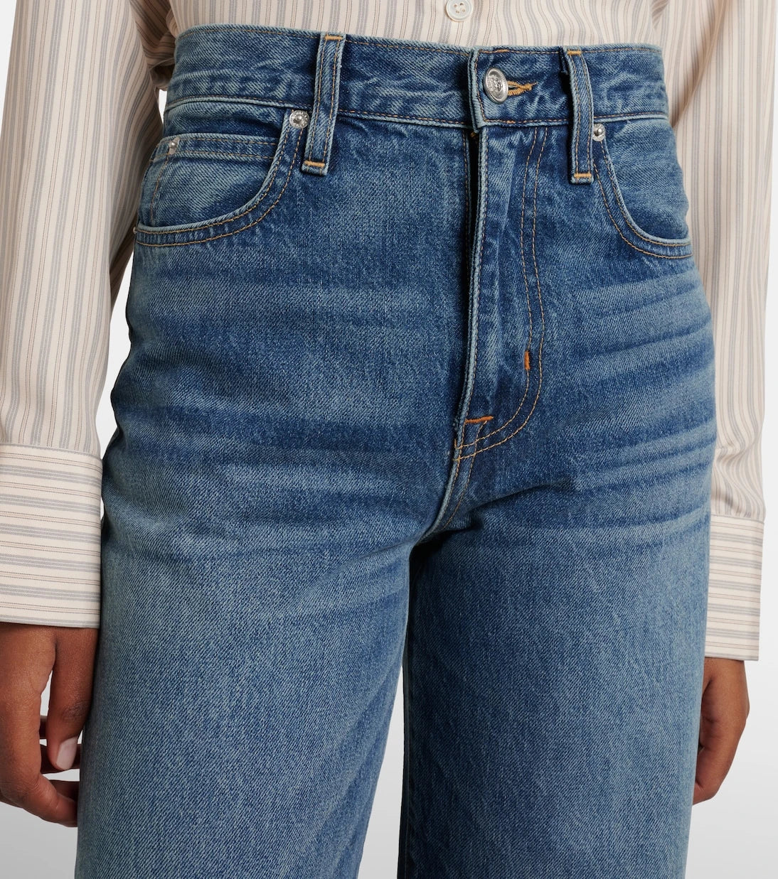 Slvrlake - Grace faded wide-leg jeans