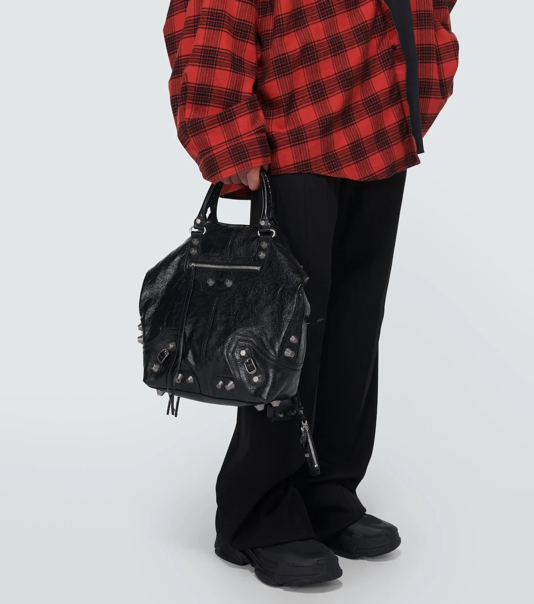 Balenciaga - Le Cagole Medium leather tote bag