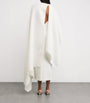 Roksanda Ivory Silk Bridal Demetria Midi Dress