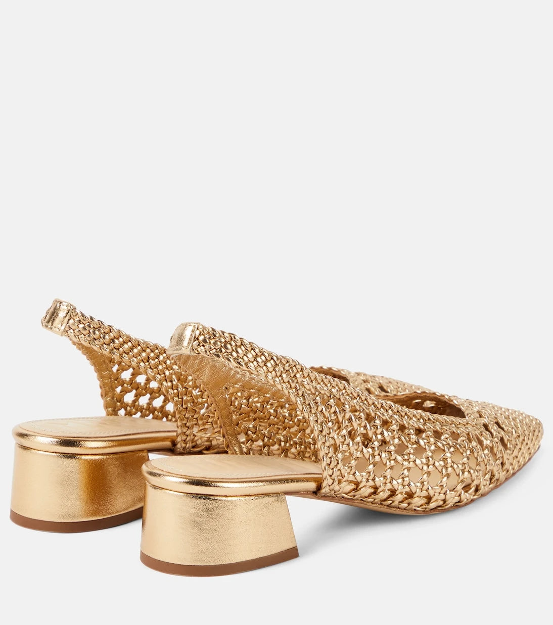 Souliers Martinez - Nova Terragona leather slingback pumps