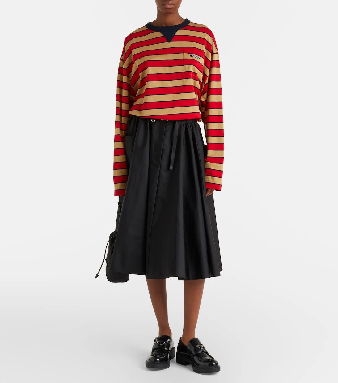 Prada - Platform leather loafers