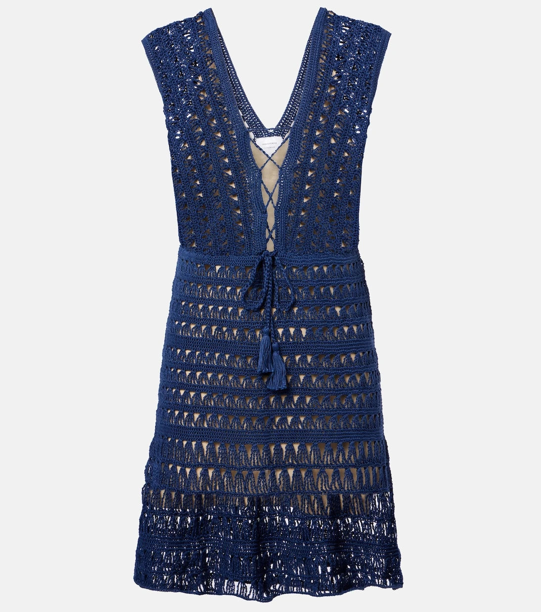 Anna Kosturova - Crocheted cotton minidress
