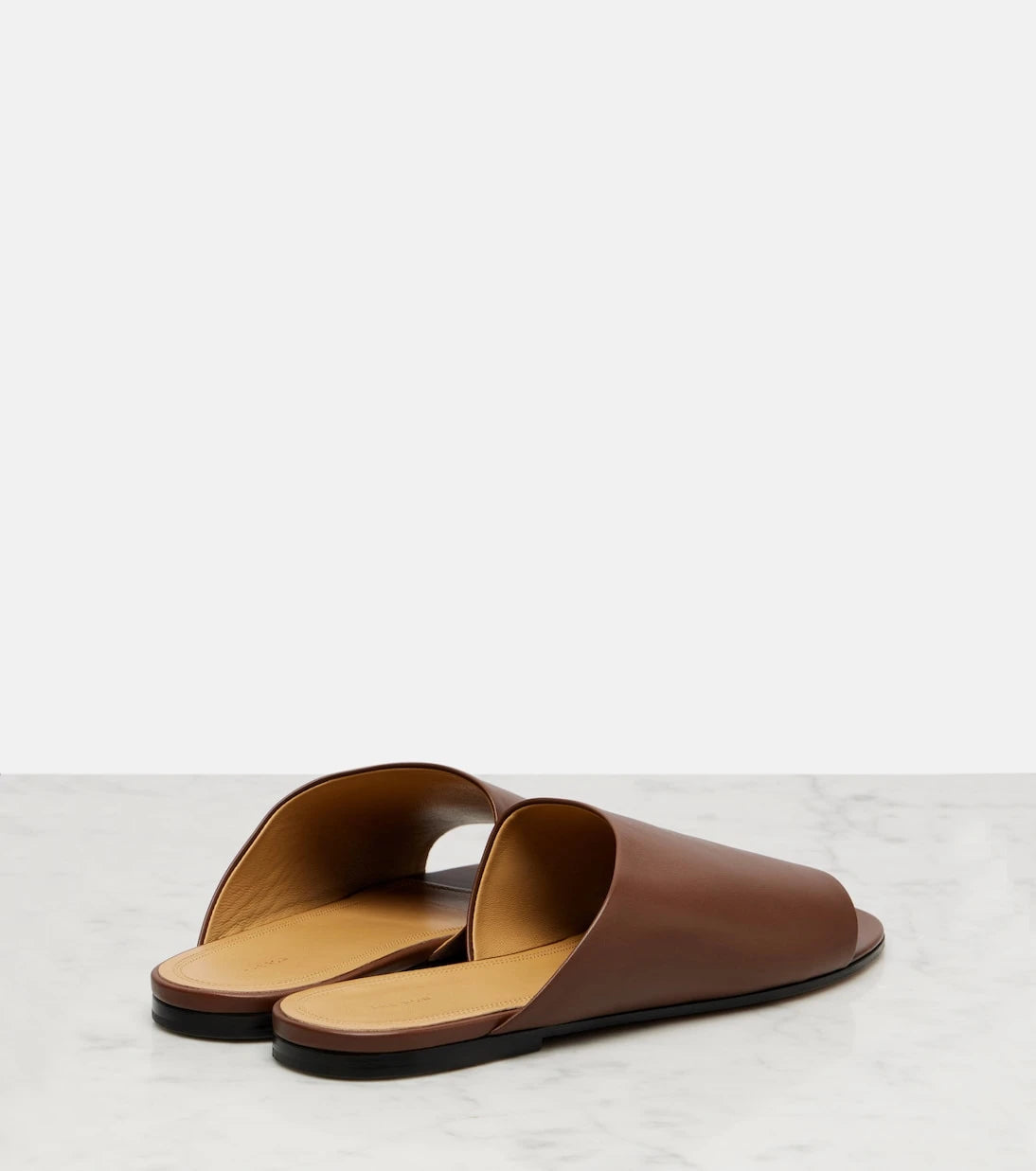 The Row - Signum leather slides
