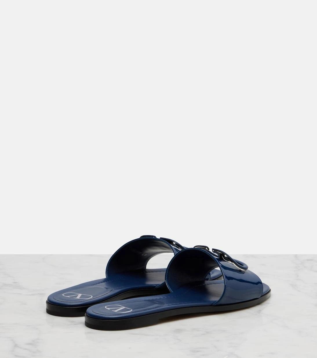 Valentino Garavani - VLogo patent leather slides