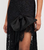 Strapless Lace-Detail Maxi Dress