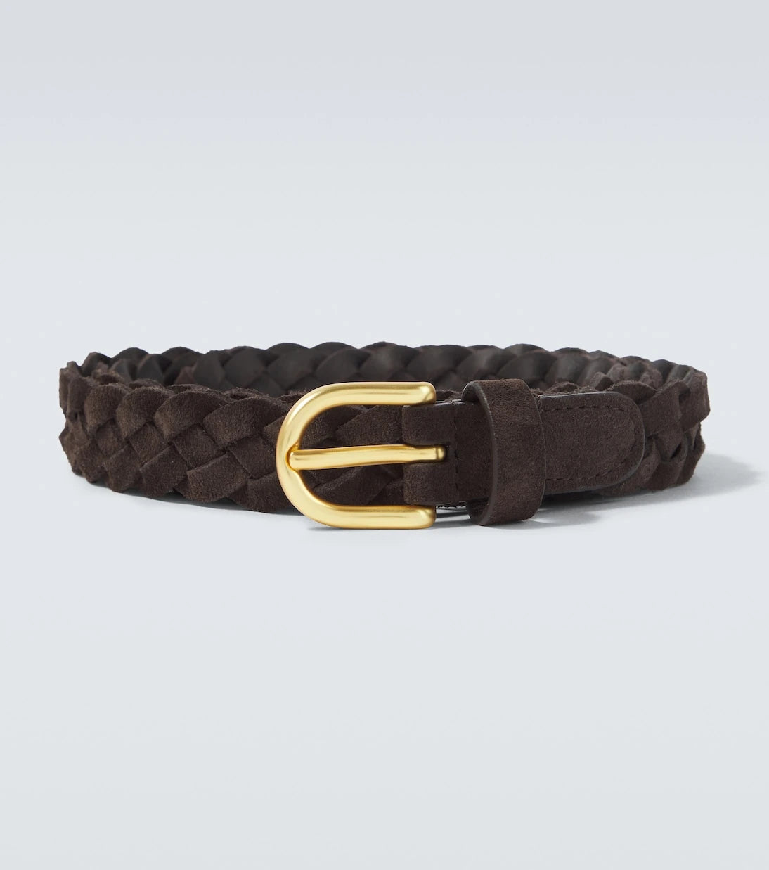 Lardini - Braided suede belt