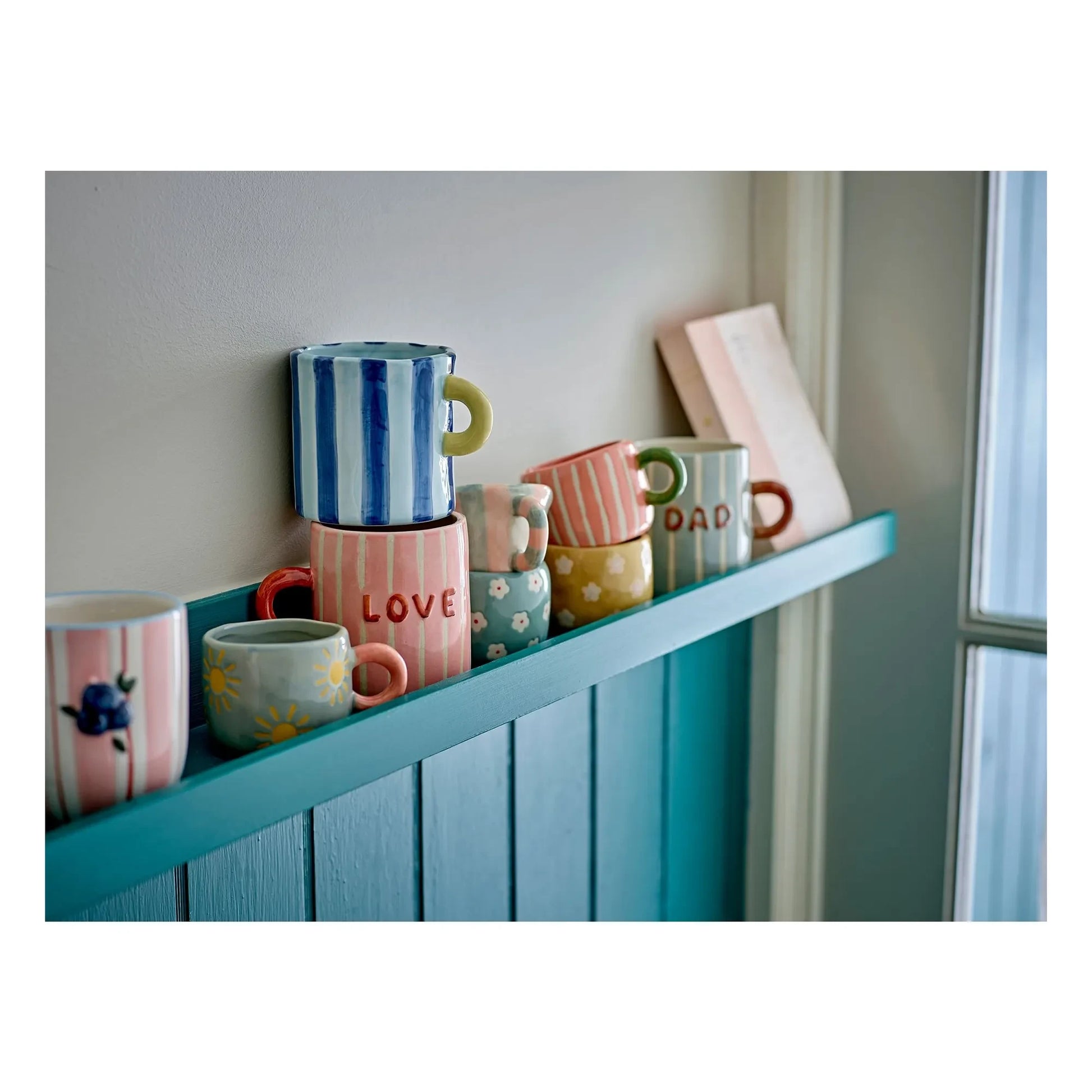 Bloomingville - Stoneware mug Nini | Pink