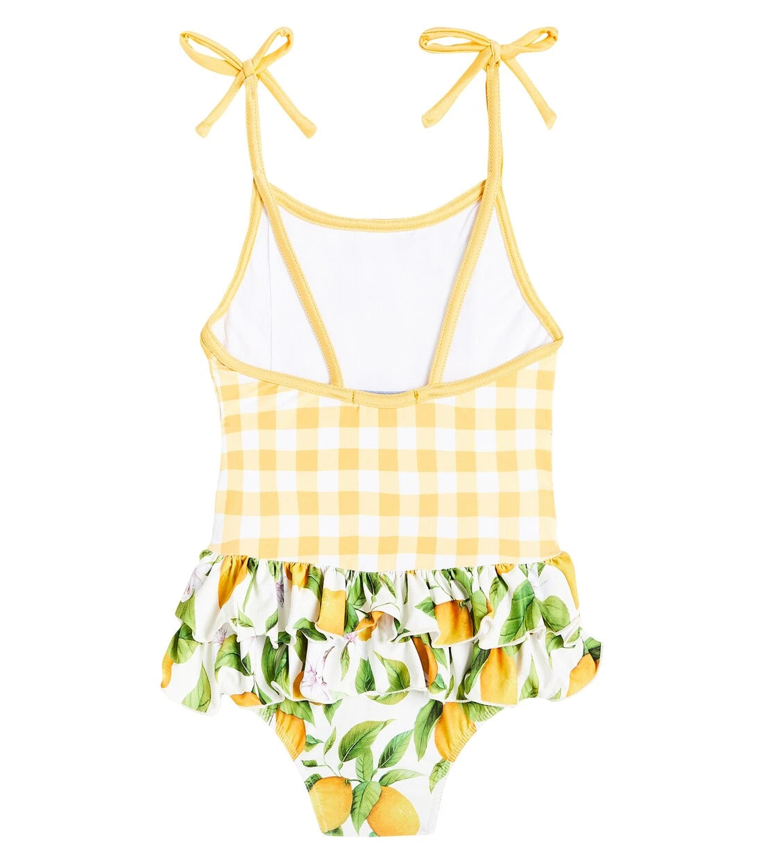 Suncracy - Malaga printed ruffled swimsuit