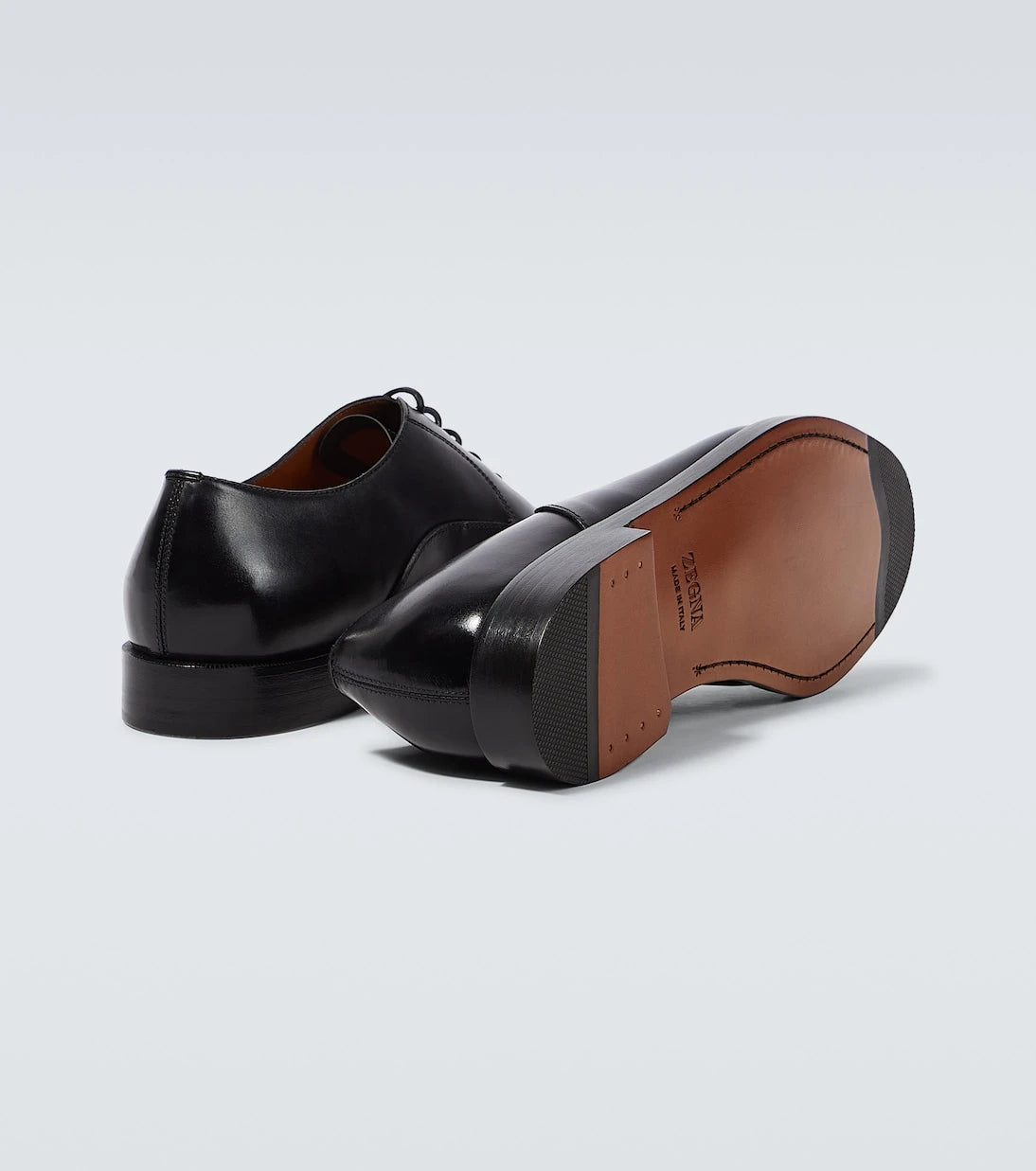 Zegna - Oxford leather shoes