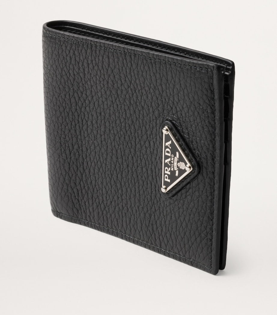 Prada Leather Triangle Wallet