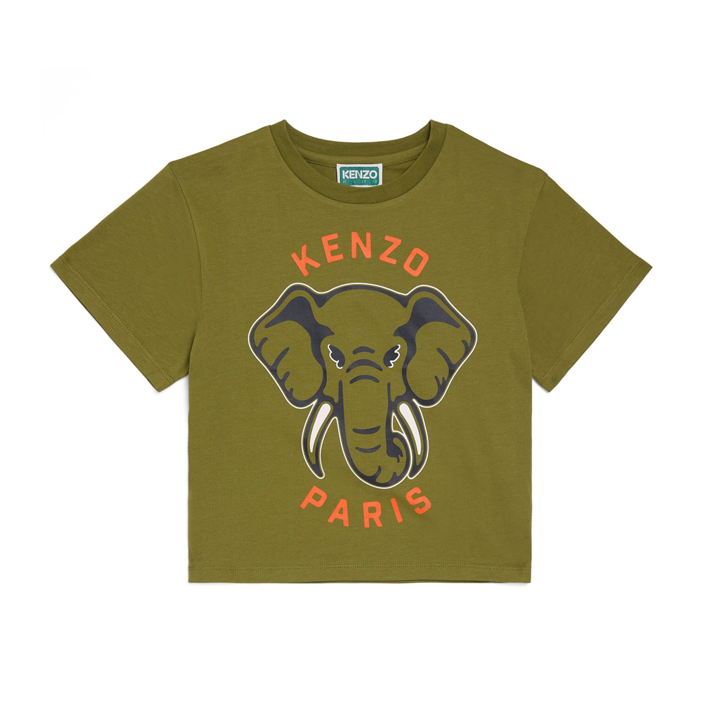 Kenzo Kids Cotton Elephant T-Shirt (2-14 Years)