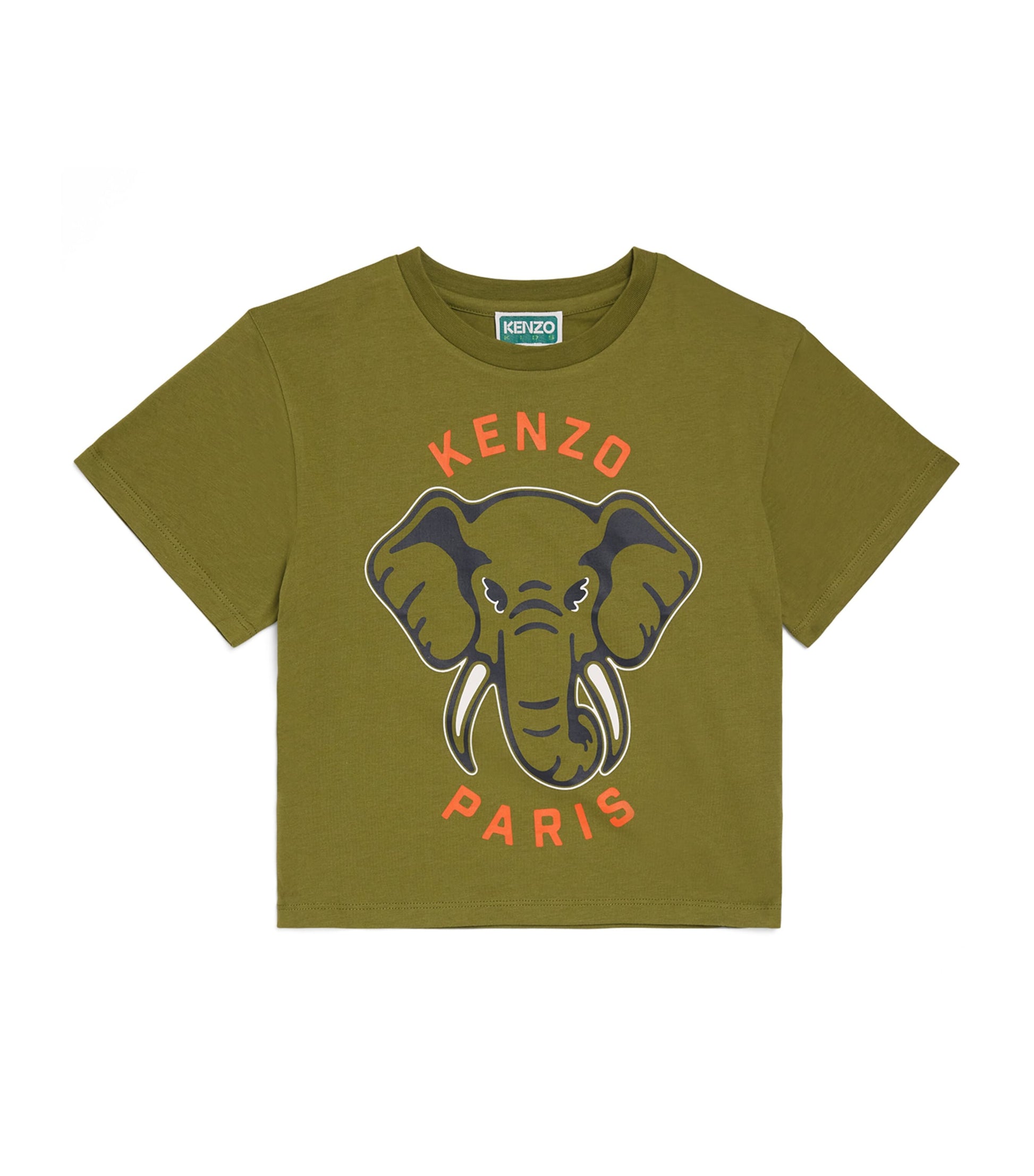Kenzo Kids Cotton Elephant T-Shirt (2-14 Years)