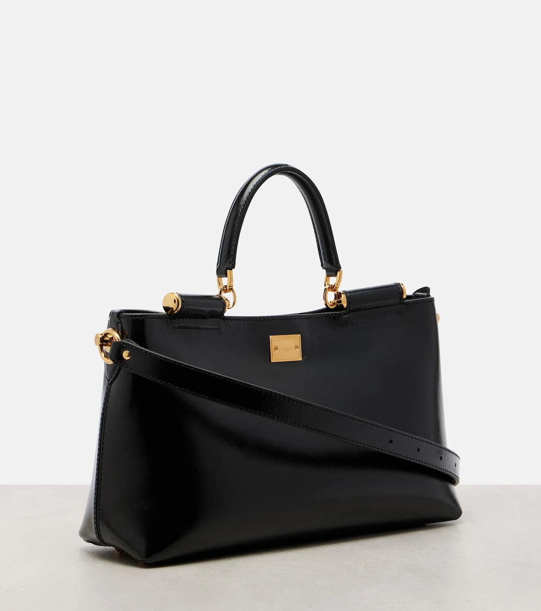 Dolce&Gabbana - Vittoria leather tote bag
