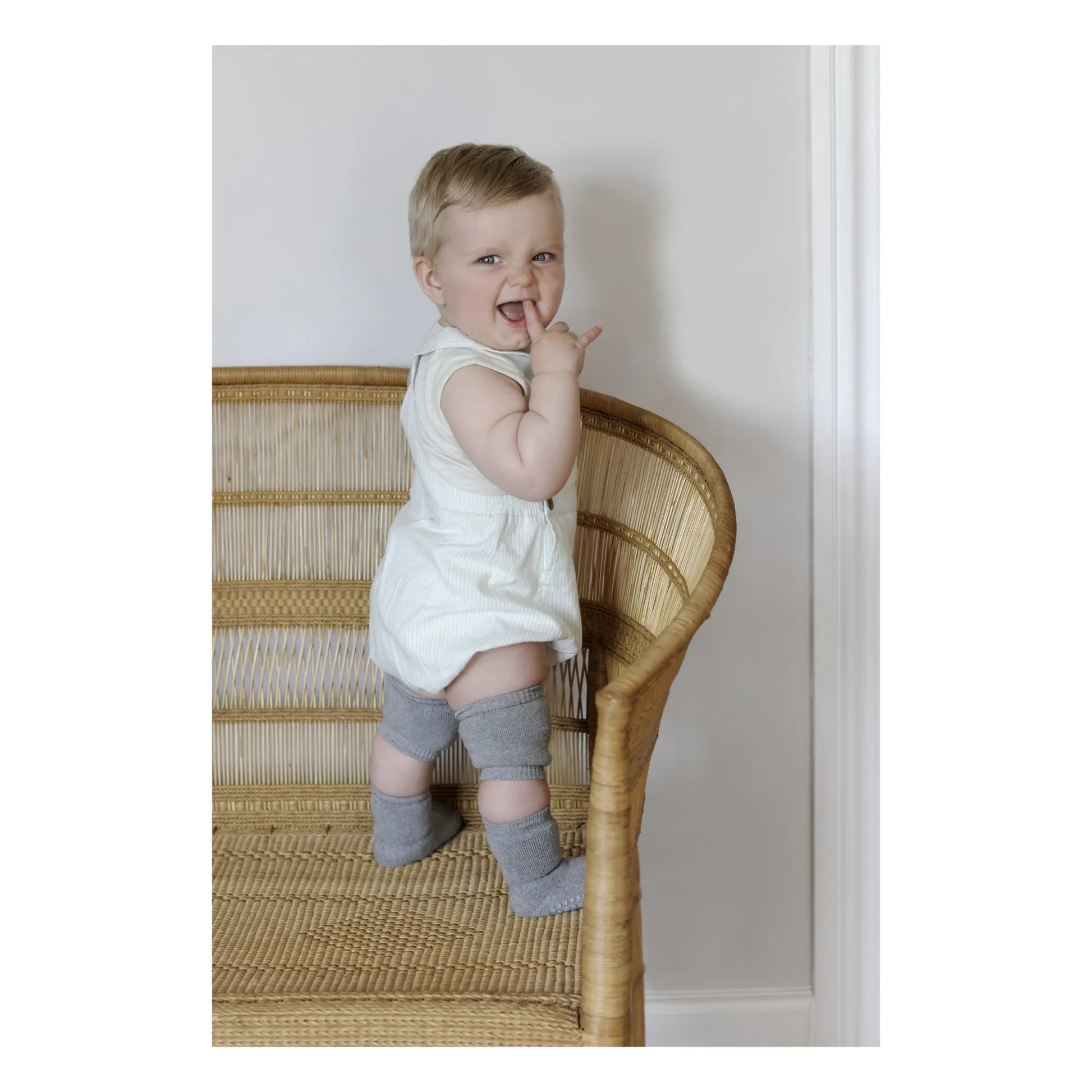 GOBABYGO - Non-Slip Cotton Socks | Grey