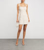 Clio Peppiatt Ivory Embellished Twilight Mini Dress