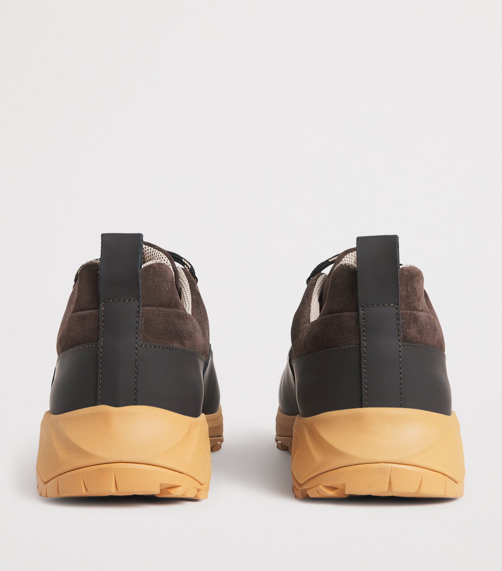 Eleventy Leather-Suede Sneakers