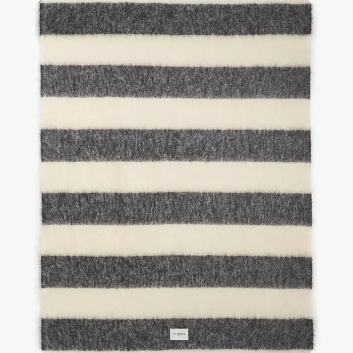 Вълнено одеяло La Mania Mohé Stripes 150 x 200 cm